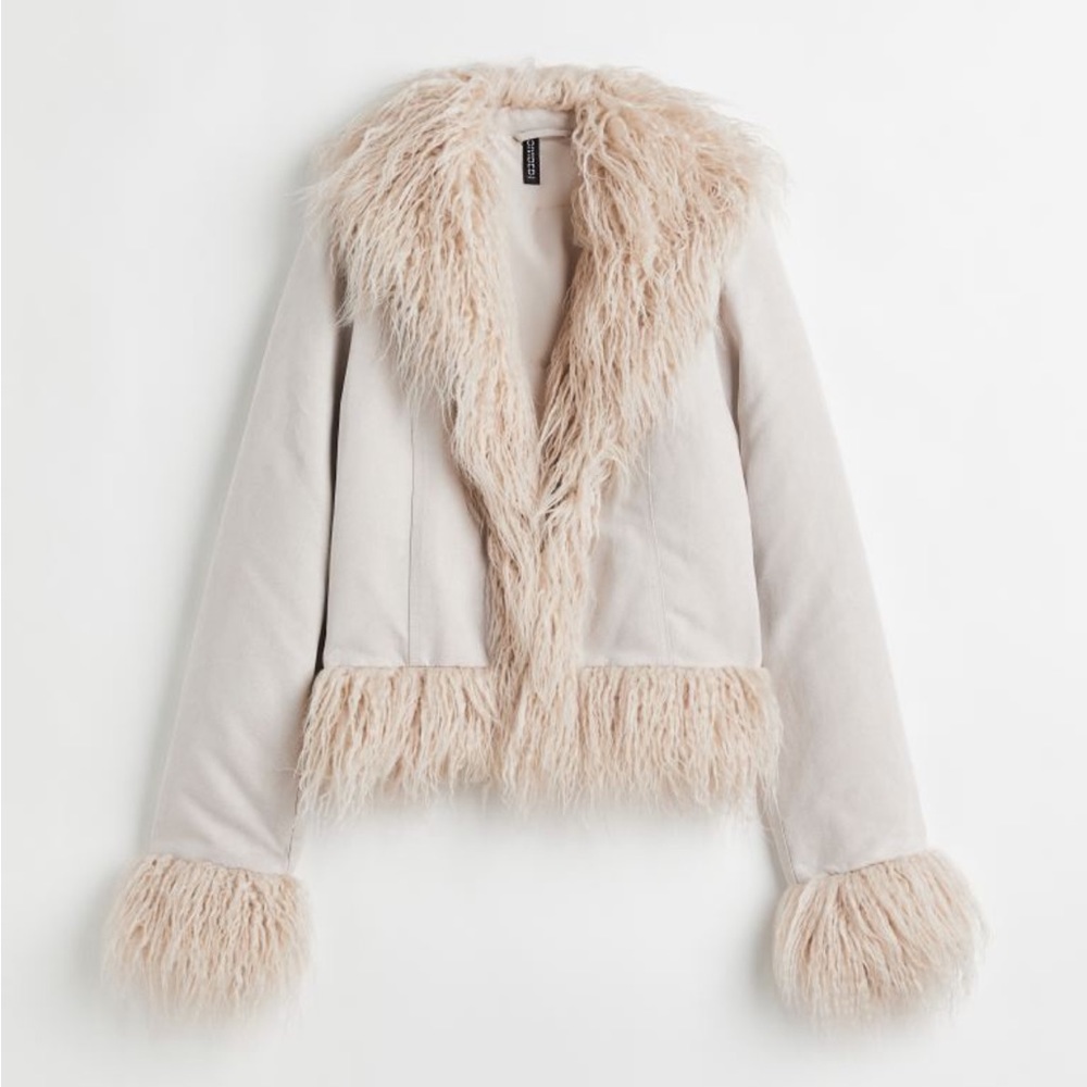 H&M tie front jacket size S